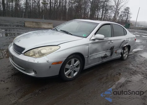 2005 Lexus Es 330 из США, поврежденный, VIN JTHBA30G355083307